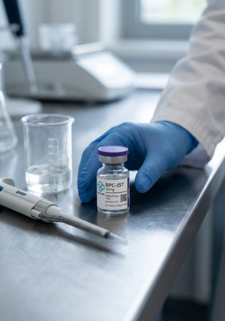 BPC-157 10mg Research Peptide Vial - Secra Labs