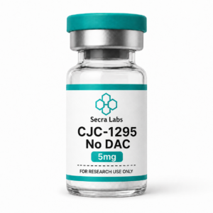 Secra Labs CJC-1295 No DAC 5mg lyophilized research peptide vial