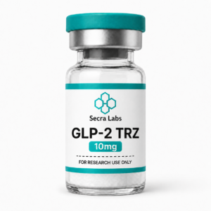 Secra Labs GLP-2-TRZ 10mg lyophilized research peptide vial