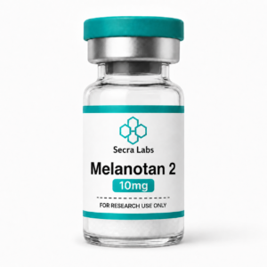 Secra Labs Melanotan 2 10mg lyophilized research peptide vial