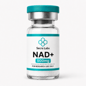 Secra Labs NAD+ 500mg lyophilized research compound vial